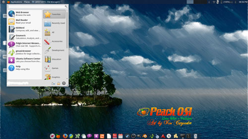 PeachOS screenshot