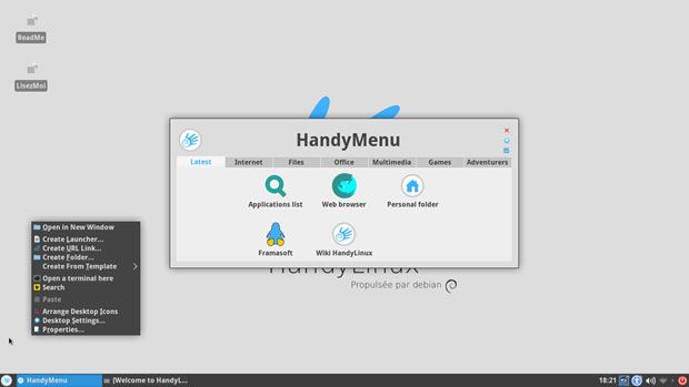 HandyMenu