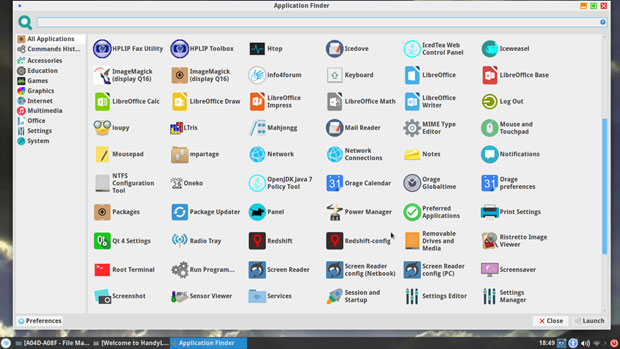 HandyLinuxApplications List