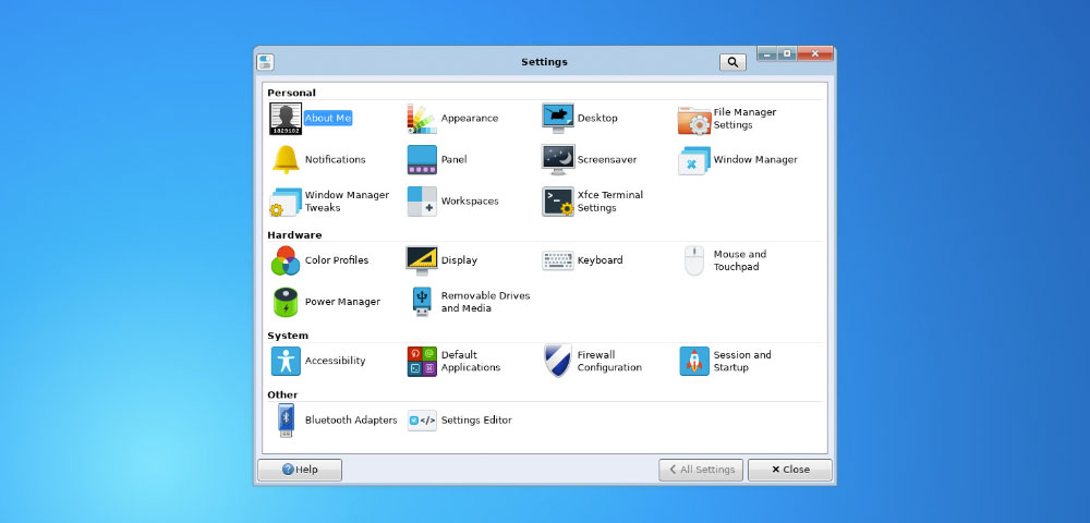 Kumander Linux settings