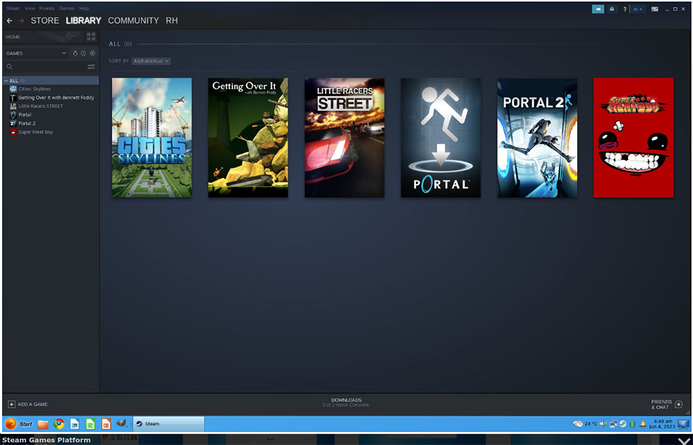 Kumander Linux Steam games platform