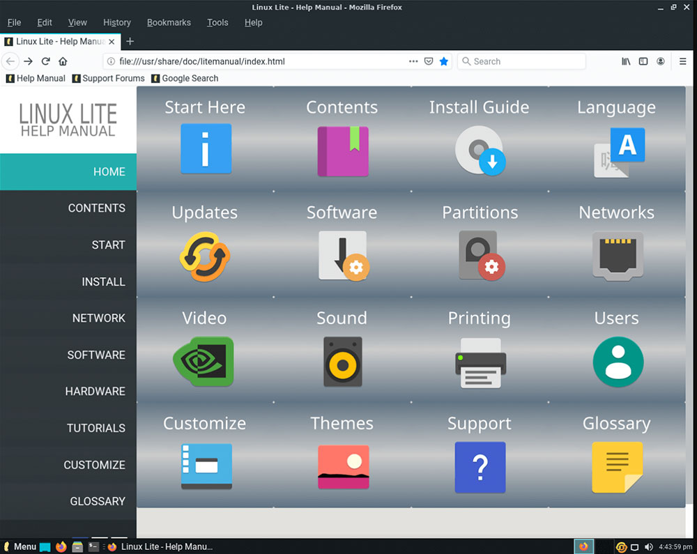 Linux Lite Help Manual