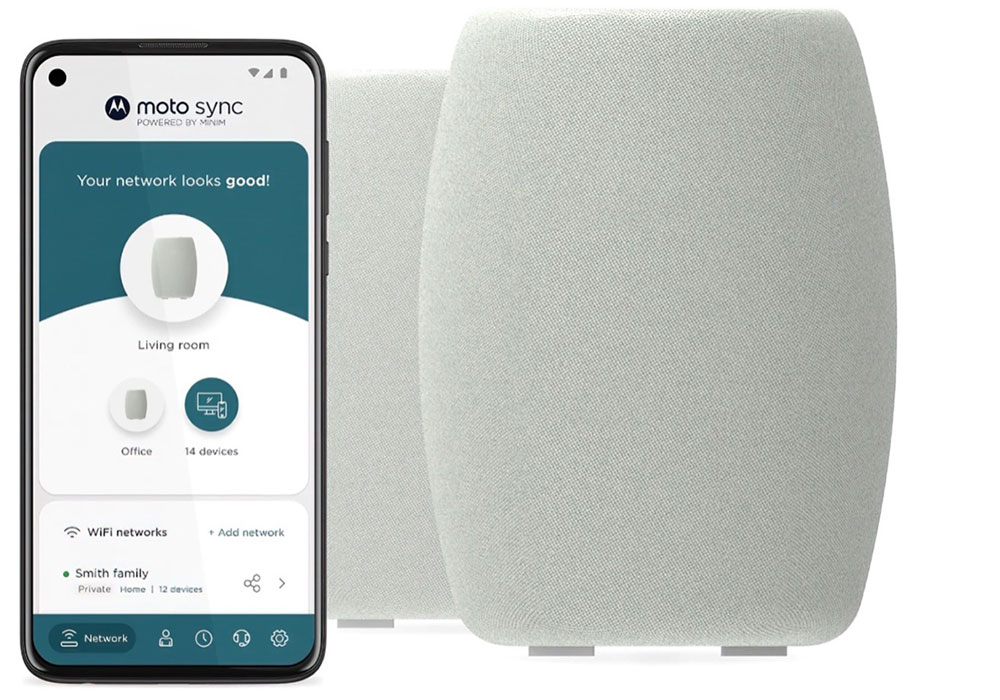 Moto Sync app for the Motorola Q14 Mesh Wi-Fi 6E Router